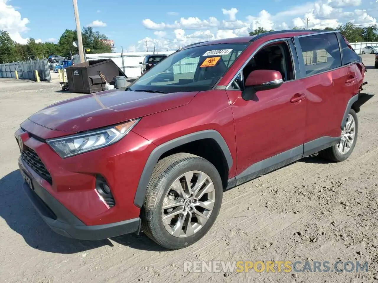 1 fotografías del automóvil dañado 2T3C1RFV6MW168065 TOYOTA RAV4 2021