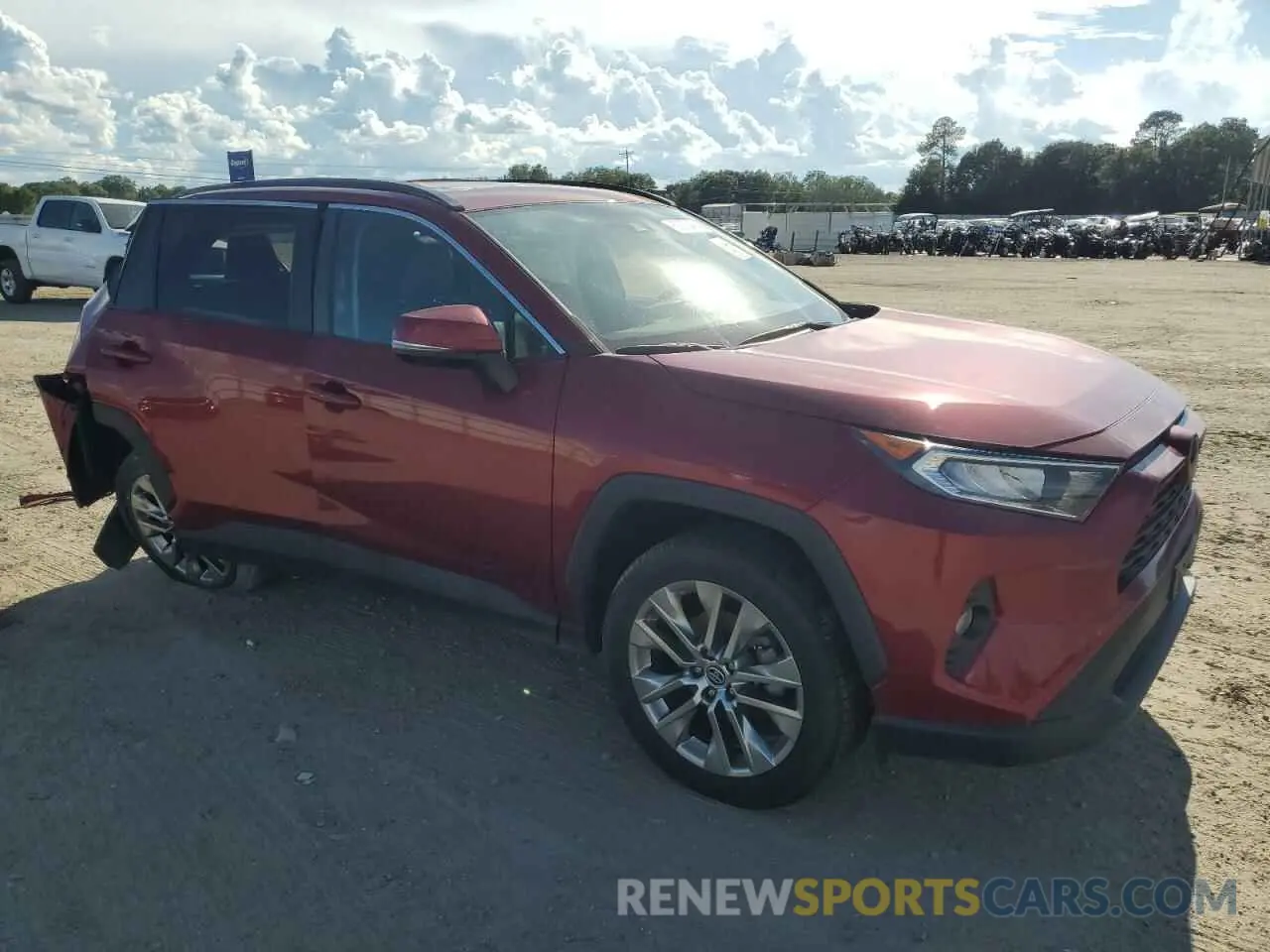 4 fotografías del automóvil dañado 2T3C1RFV6MW168065 TOYOTA RAV4 2021