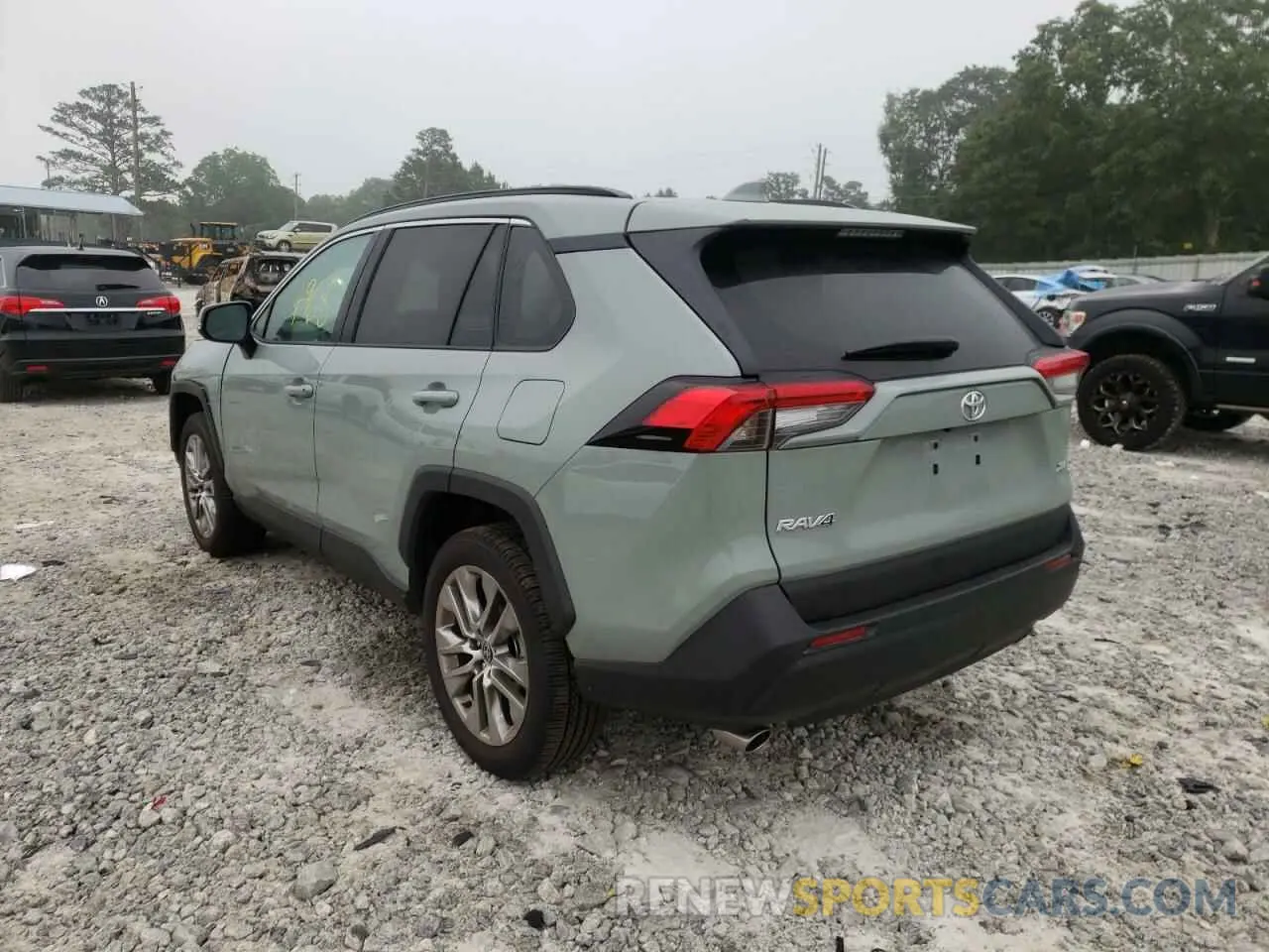 3 fotografías del automóvil dañado 2T3C1RFV6MW185030 TOYOTA RAV4 2021