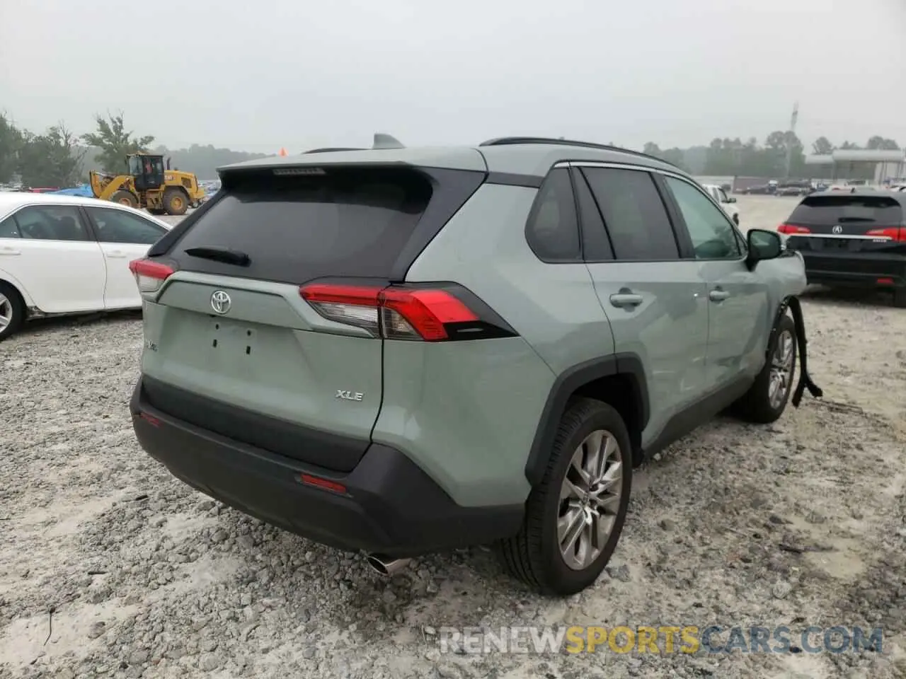 4 fotografías del automóvil dañado 2T3C1RFV6MW185030 TOYOTA RAV4 2021