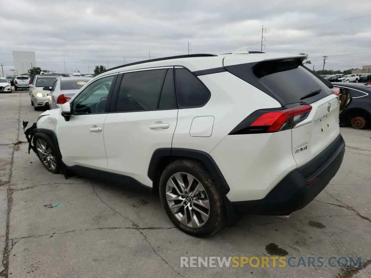 2 fotografías del automóvil dañado 2T3C1RFV7MW106304 TOYOTA RAV4 2021