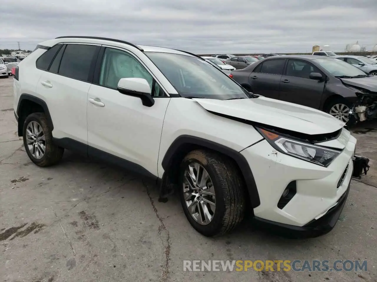 4 fotografías del automóvil dañado 2T3C1RFV7MW106304 TOYOTA RAV4 2021