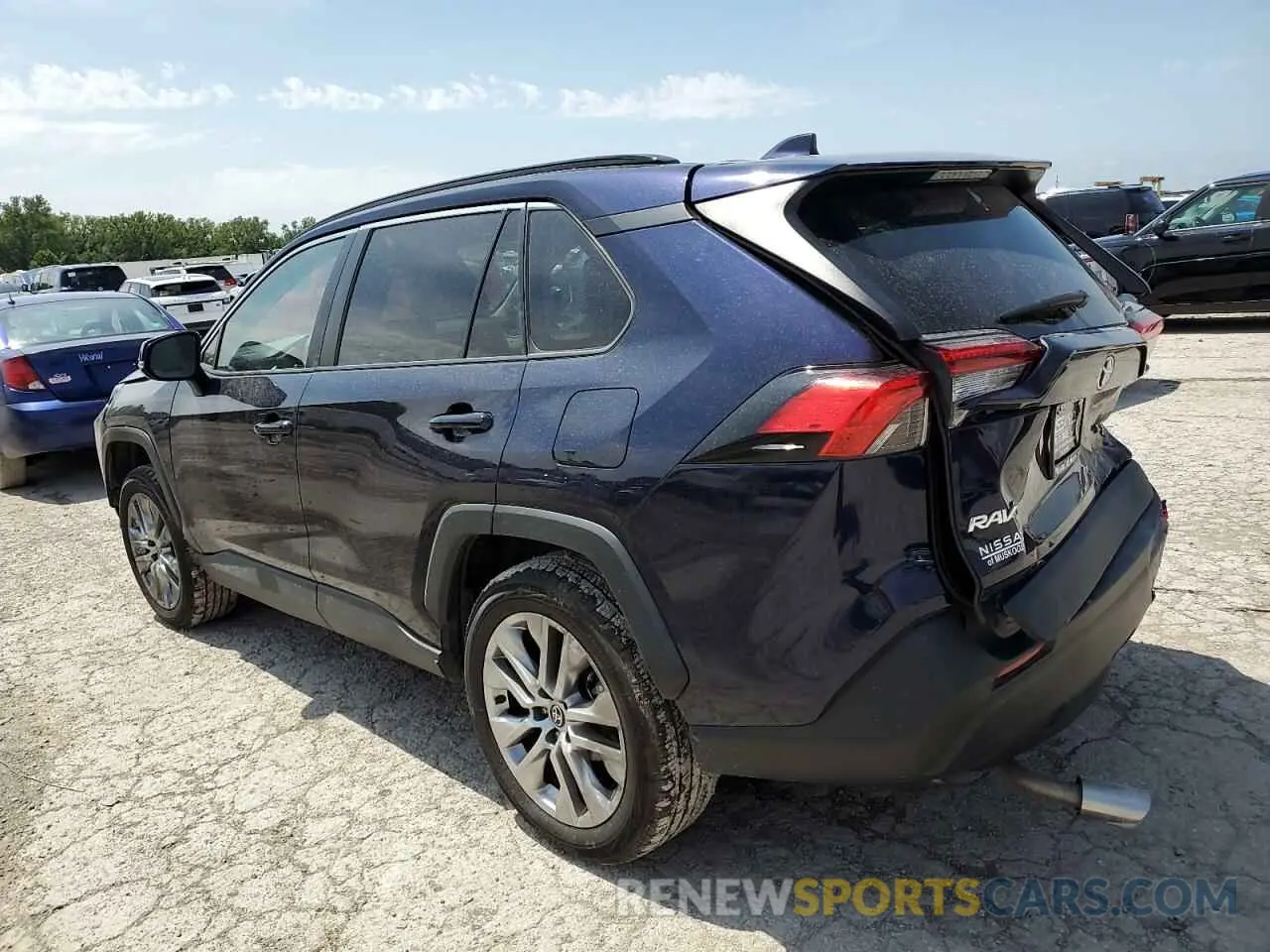 2 fotografías del automóvil dañado 2T3C1RFV7MW153560 TOYOTA RAV4 2021