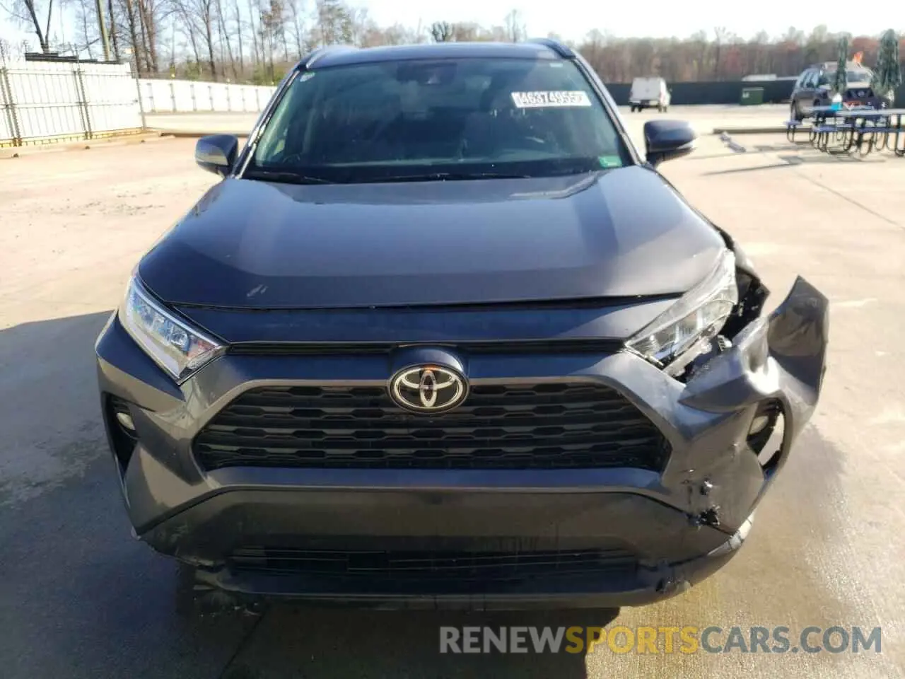 5 fotografías del automóvil dañado 2T3C1RFV7MW161013 TOYOTA RAV4 2021
