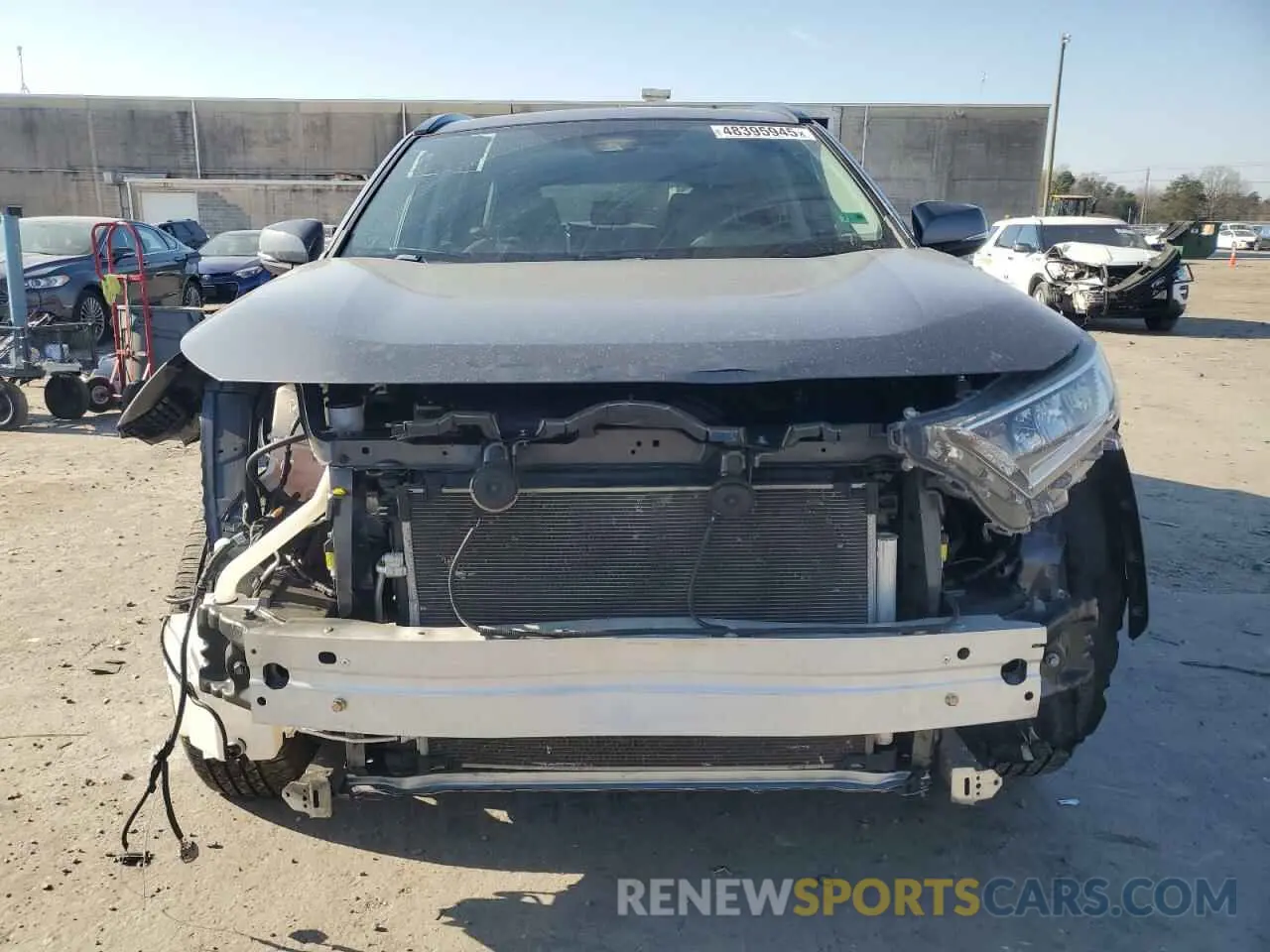 5 fotografías del automóvil dañado 2T3C1RFV8MW148173 TOYOTA RAV4 2021