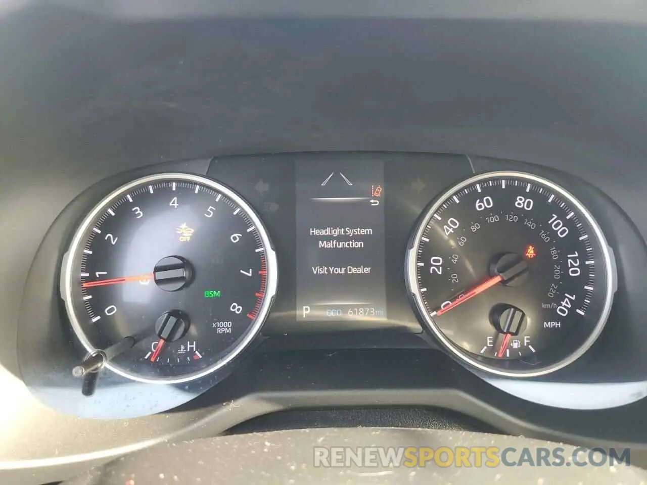 9 fotografías del automóvil dañado 2T3C1RFV8MW148173 TOYOTA RAV4 2021