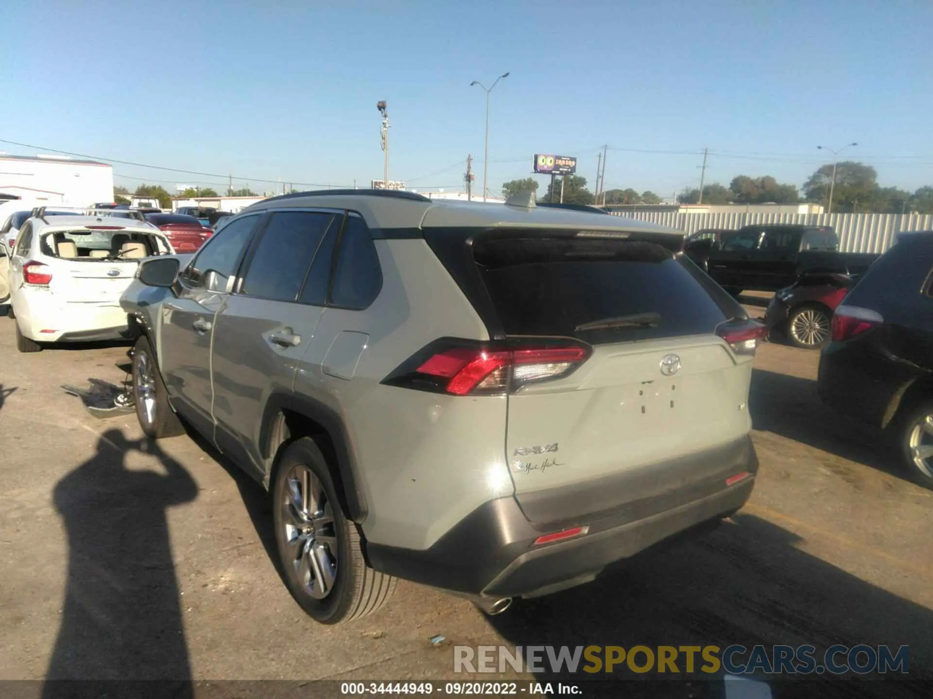 3 fotografías del automóvil dañado 2T3C1RFV8MW175034 TOYOTA RAV4 2021
