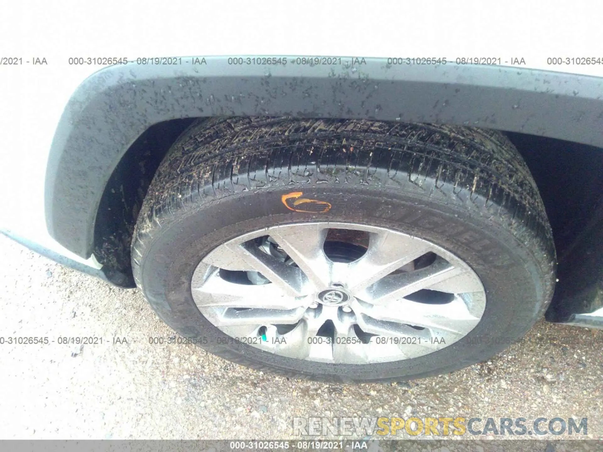 12 fotografías del automóvil dañado 2T3C1RFV9MW108202 TOYOTA RAV4 2021