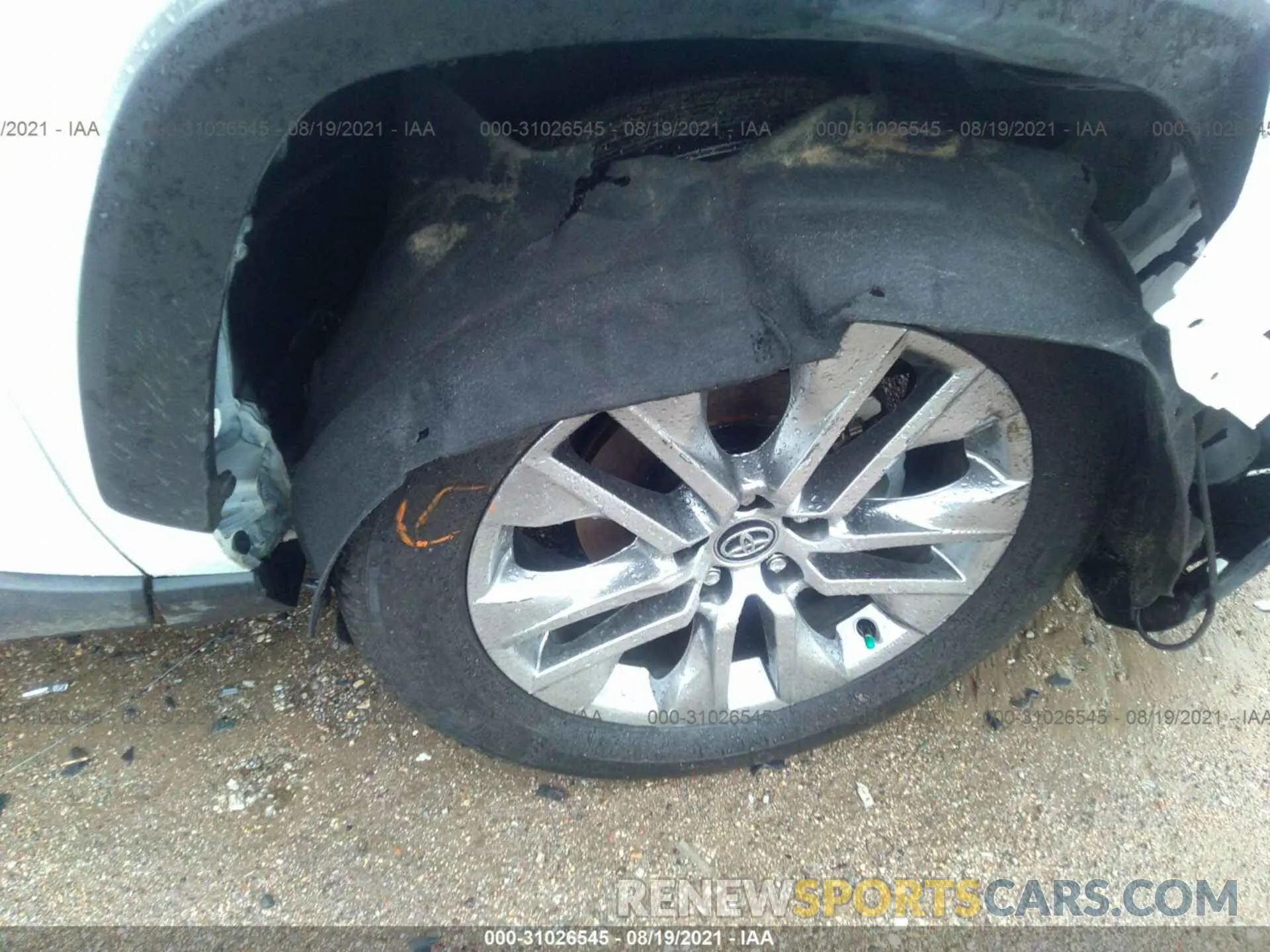 14 fotografías del automóvil dañado 2T3C1RFV9MW108202 TOYOTA RAV4 2021