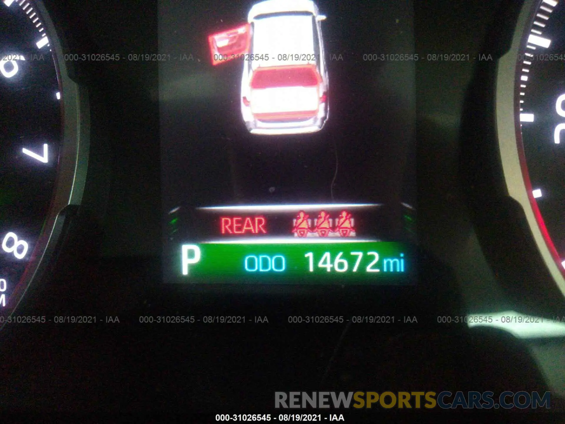 7 fotografías del automóvil dañado 2T3C1RFV9MW108202 TOYOTA RAV4 2021