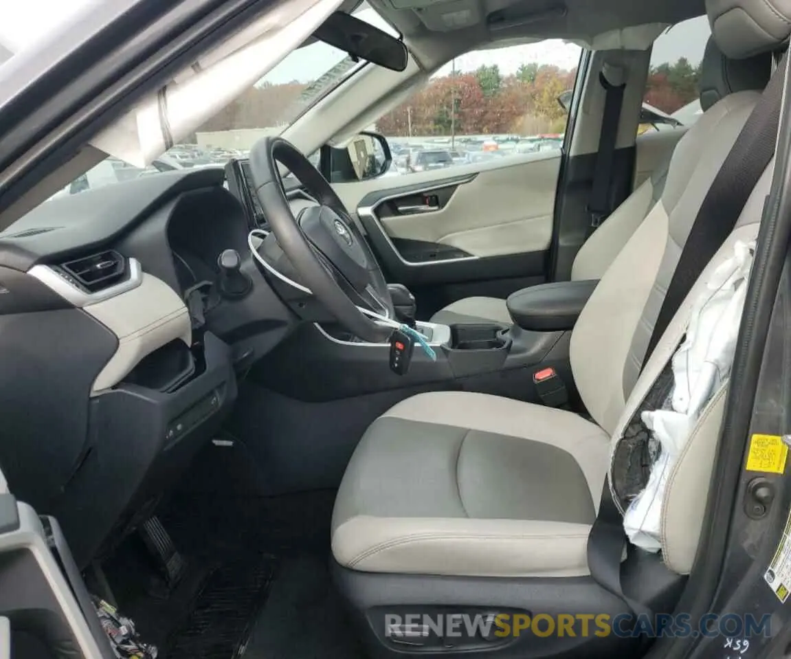 7 fotografías del automóvil dañado 2T3C1RFV9MW164432 TOYOTA RAV4 2021