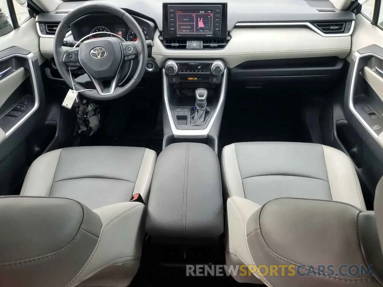 8 fotografías del automóvil dañado 2T3C1RFV9MW164432 TOYOTA RAV4 2021