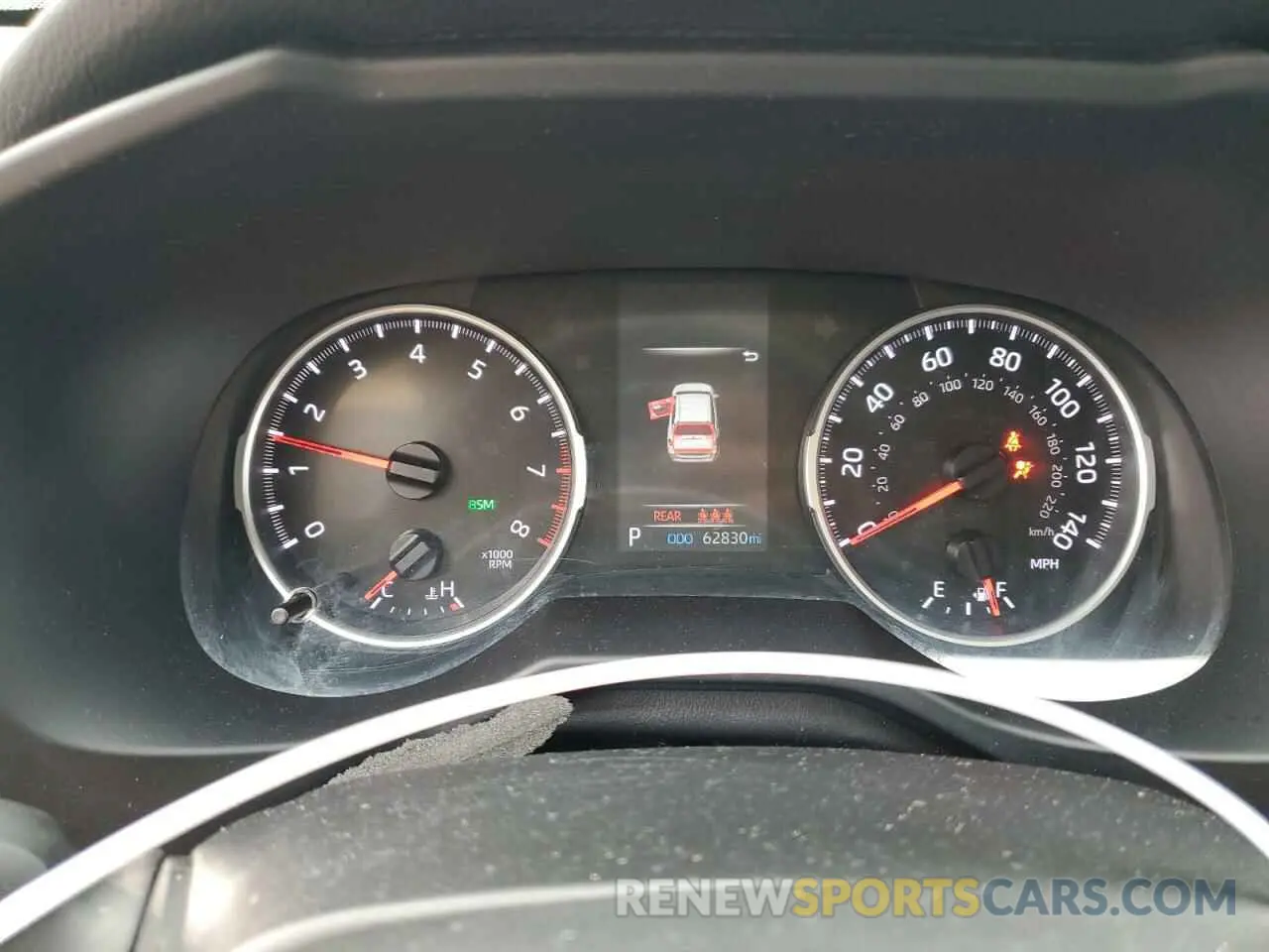 9 fotografías del automóvil dañado 2T3C1RFV9MW164432 TOYOTA RAV4 2021