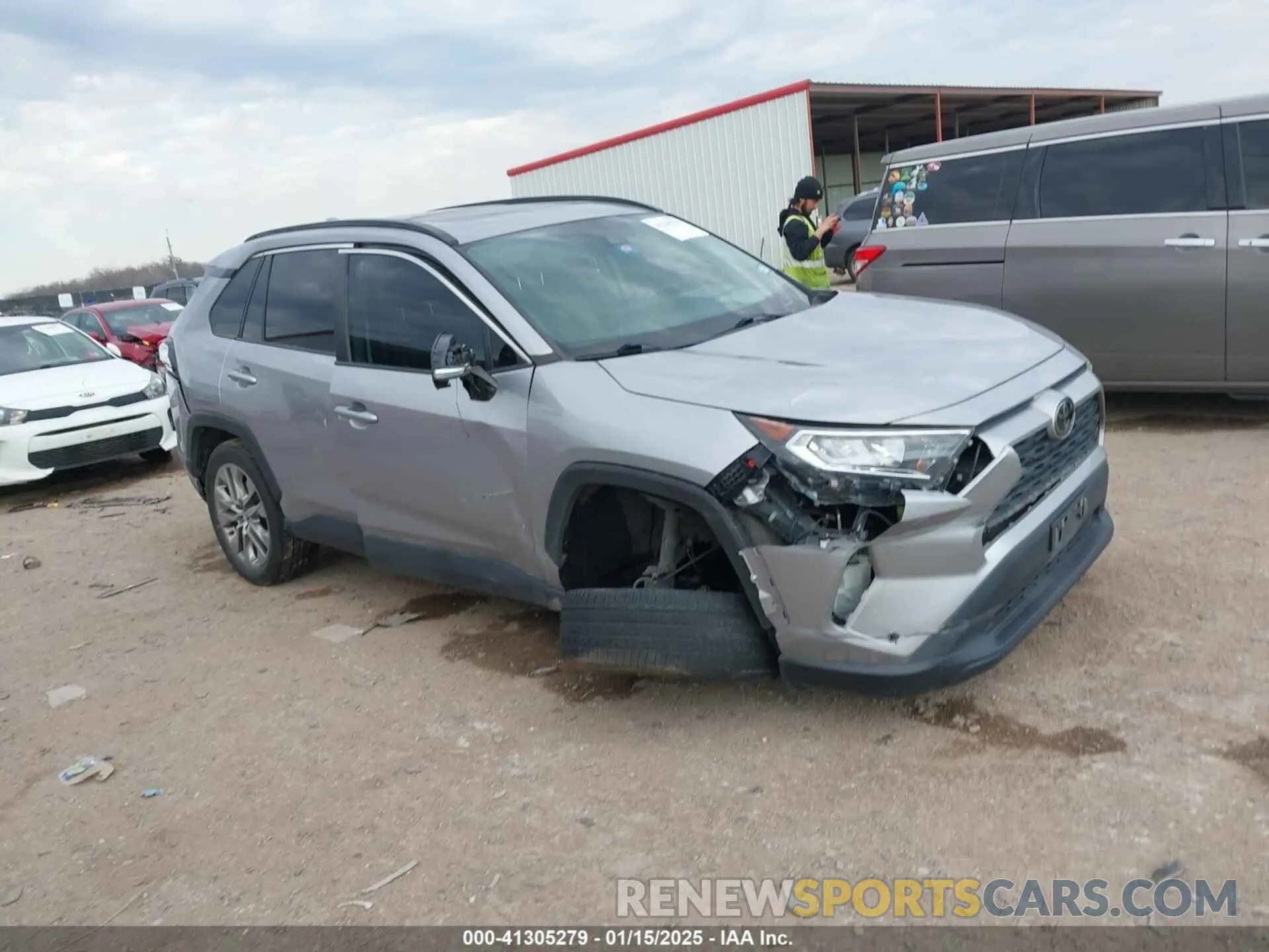 1 fotografías del automóvil dañado 2T3C1RFVXMC106718 TOYOTA RAV4 2021
