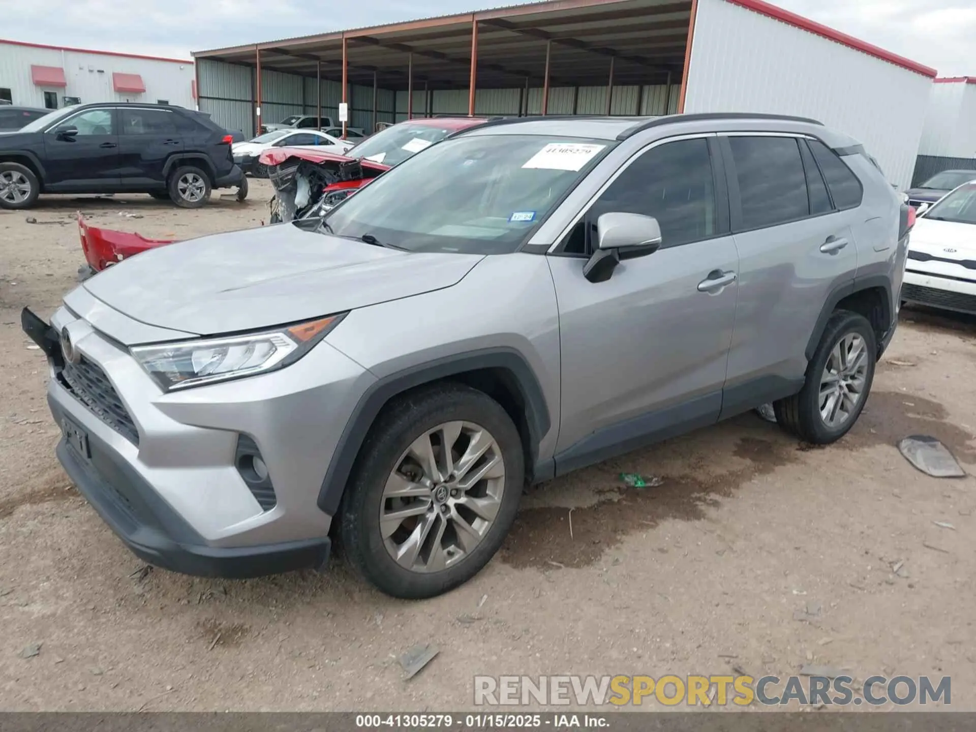2 fotografías del automóvil dañado 2T3C1RFVXMC106718 TOYOTA RAV4 2021