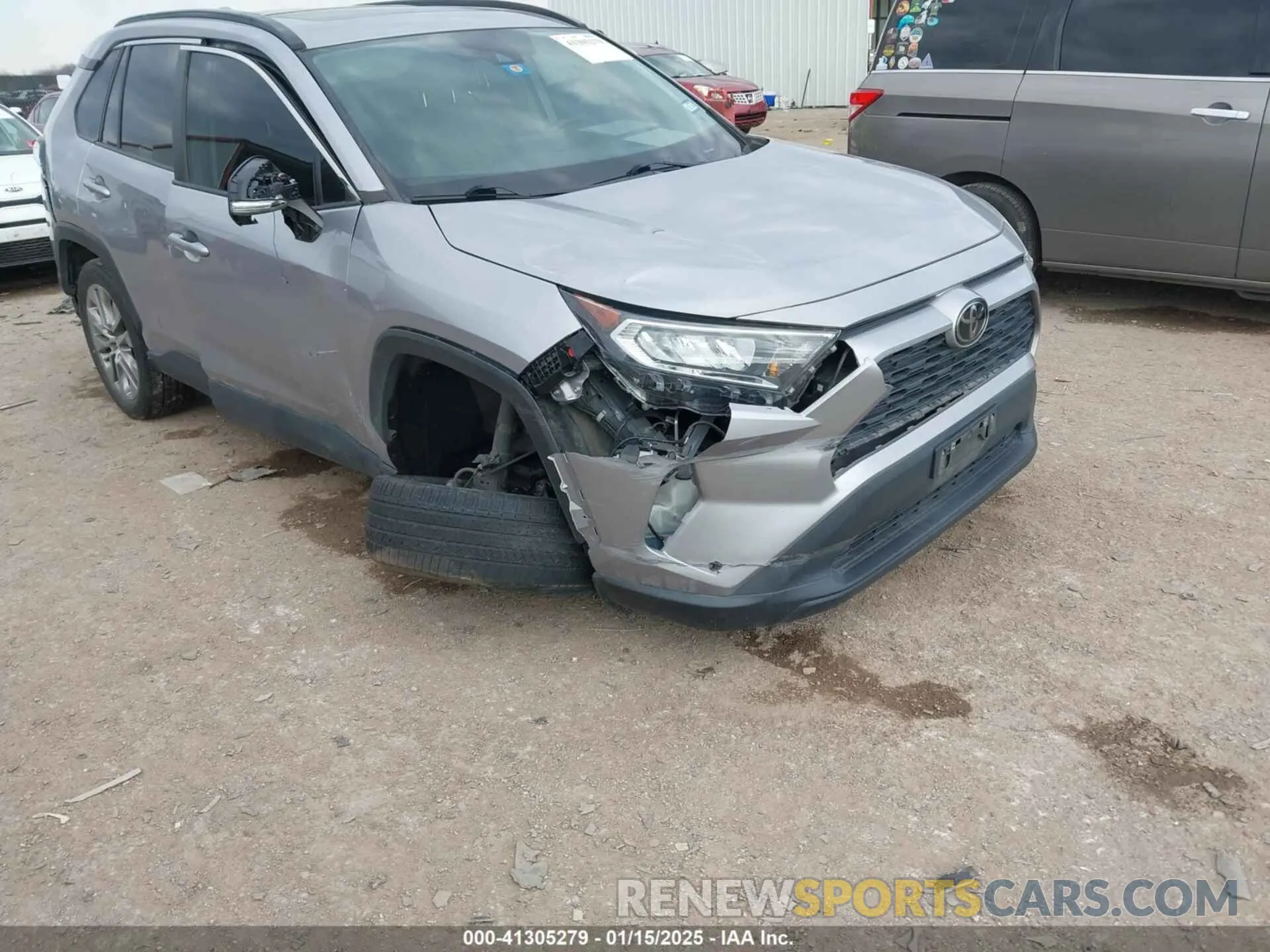 6 fotografías del automóvil dañado 2T3C1RFVXMC106718 TOYOTA RAV4 2021