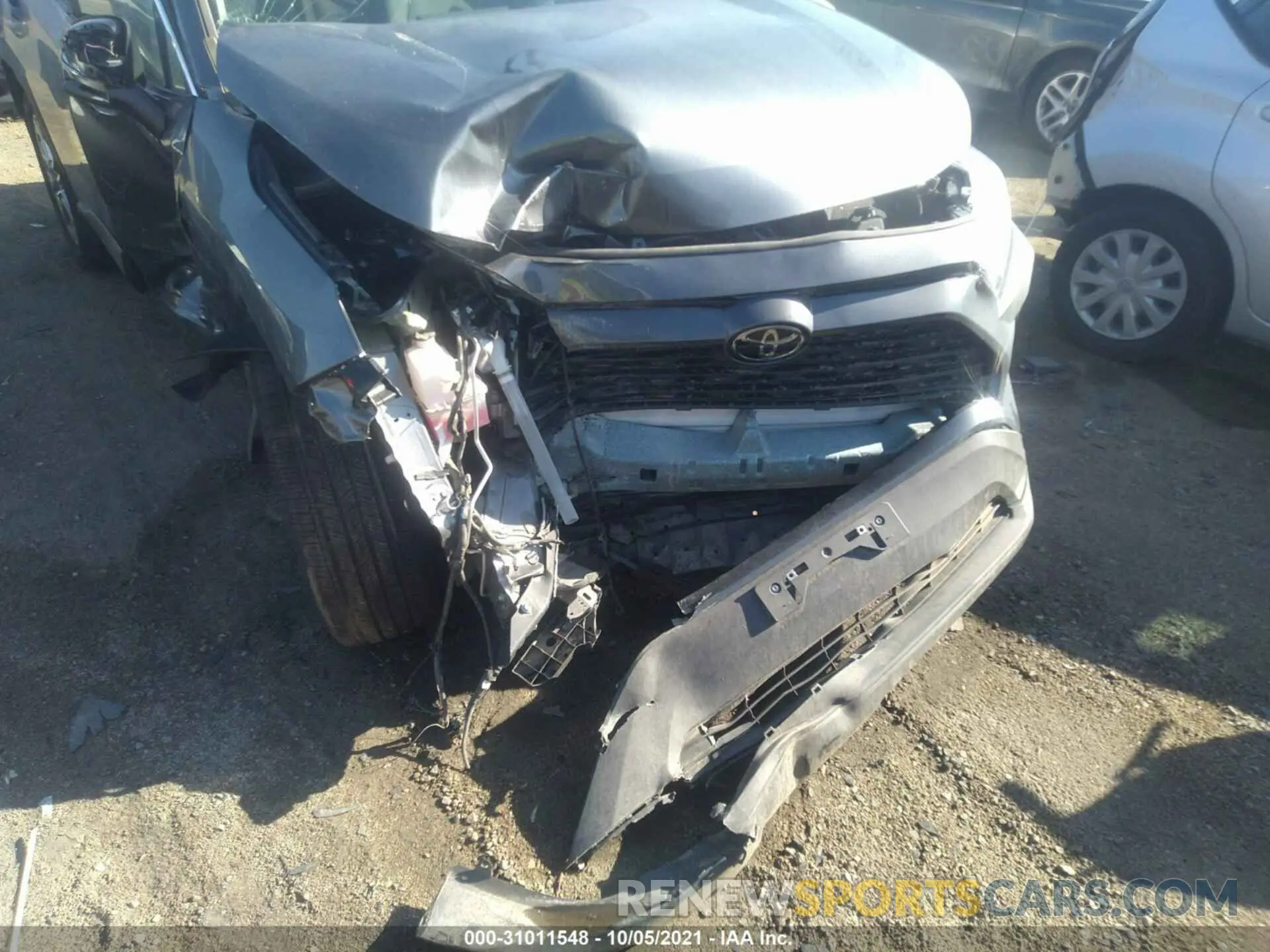 6 fotografías del automóvil dañado 2T3C1RFVXMC140433 TOYOTA RAV4 2021