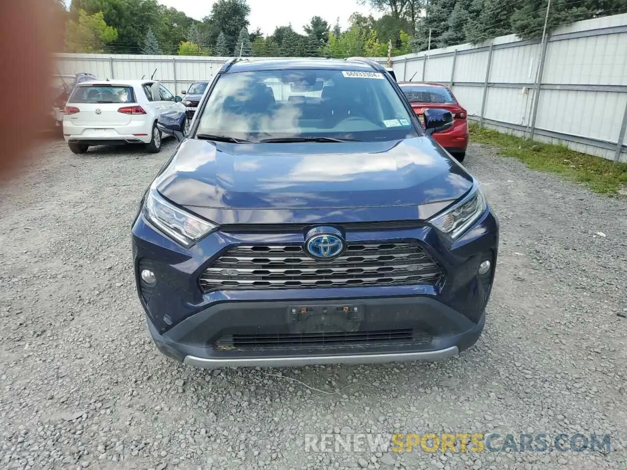5 fotografías del automóvil dañado 2T3D6RFV3MW011390 TOYOTA RAV4 2021