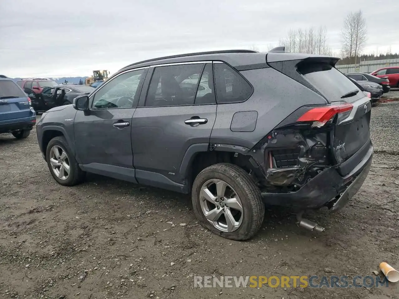 2 fotografías del automóvil dañado 2T3D6RFV6MW009553 TOYOTA RAV4 2021