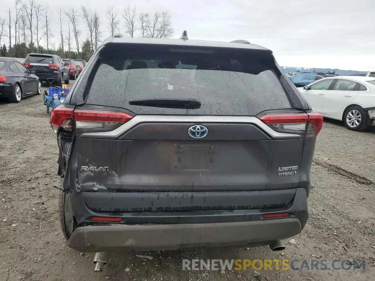 6 fotografías del automóvil dañado 2T3D6RFV6MW009553 TOYOTA RAV4 2021