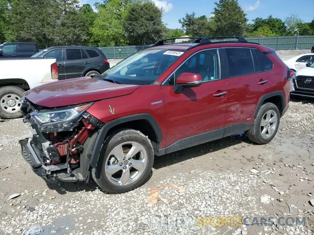 1 fotografías del automóvil dañado 2T3D6RFV7MW012784 TOYOTA RAV4 2021