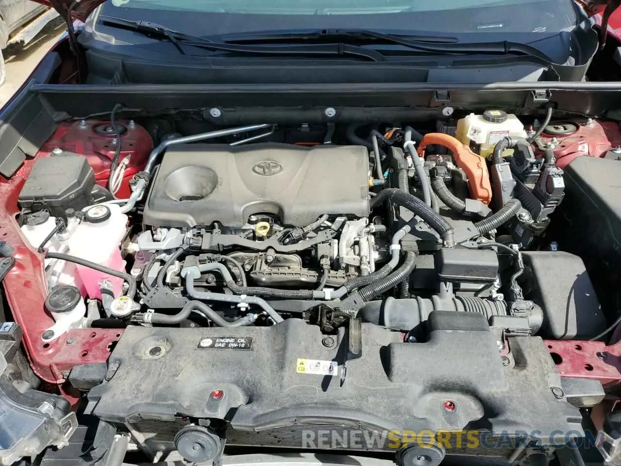 12 fotografías del automóvil dañado 2T3D6RFV7MW012784 TOYOTA RAV4 2021