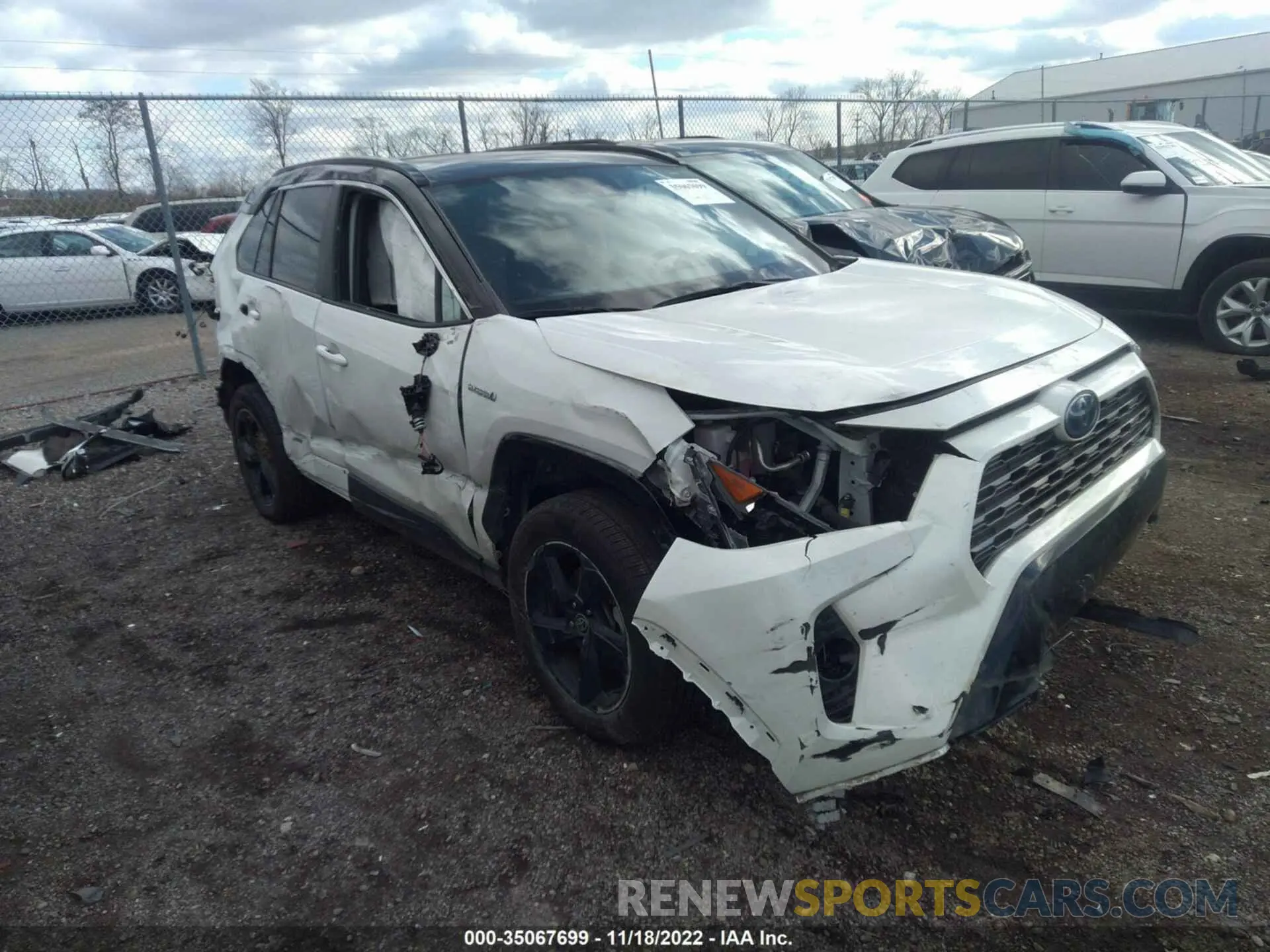 1 fotografías del automóvil dañado 2T3E6RFV1MW025017 TOYOTA RAV4 2021