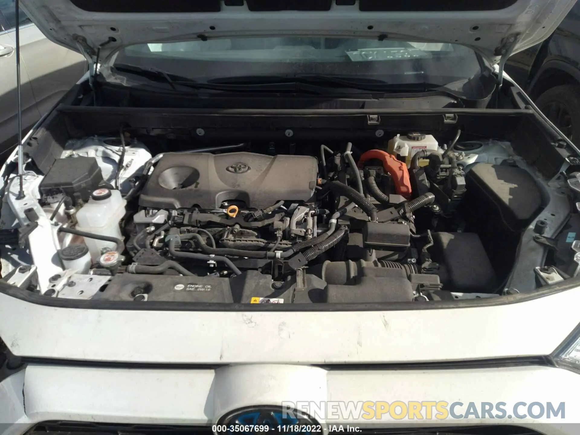 10 fotografías del automóvil dañado 2T3E6RFV1MW025017 TOYOTA RAV4 2021