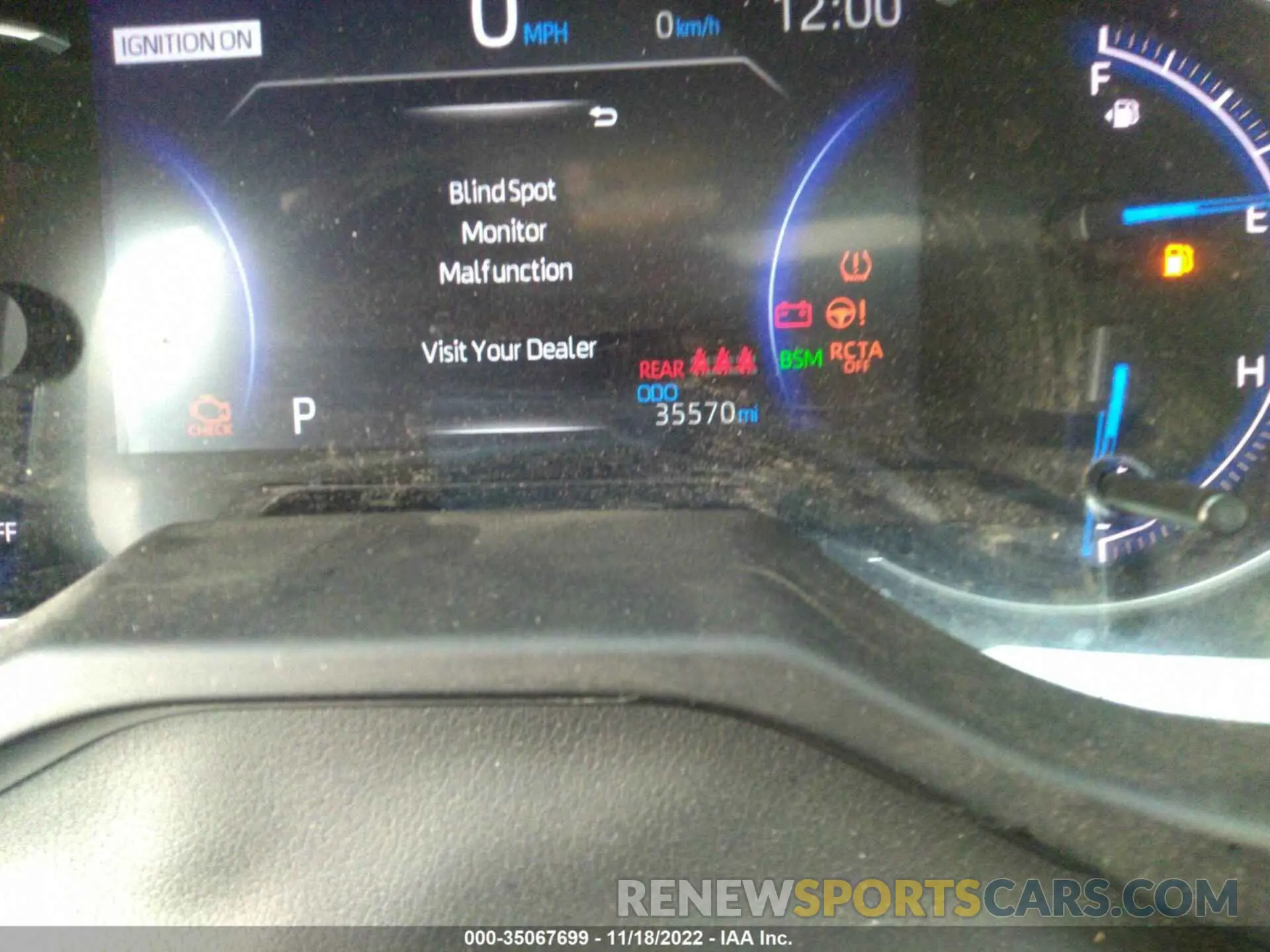 7 fotografías del automóvil dañado 2T3E6RFV1MW025017 TOYOTA RAV4 2021