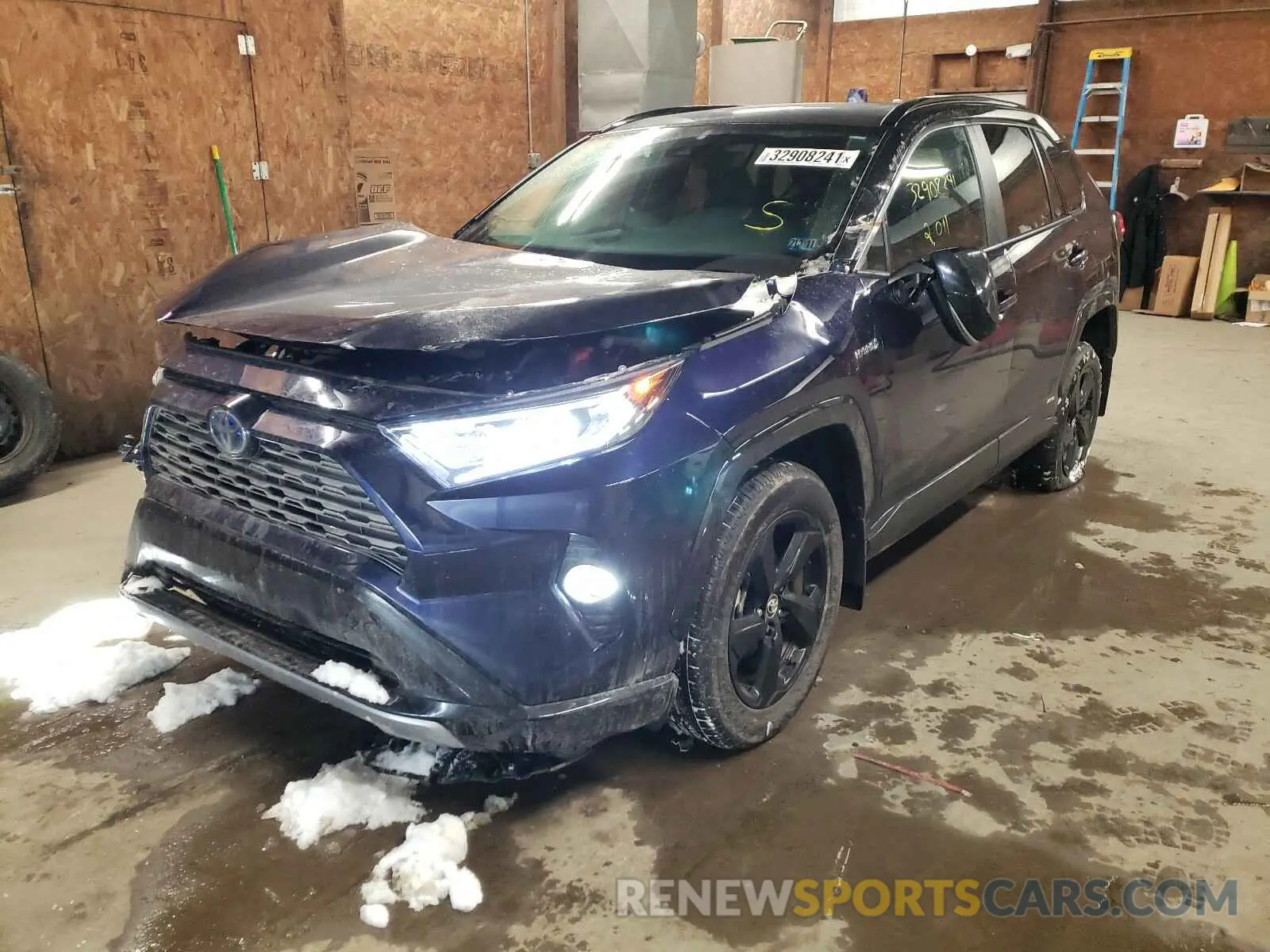 2 fotografías del automóvil dañado 2T3E6RFV6MW007306 TOYOTA RAV4 2021