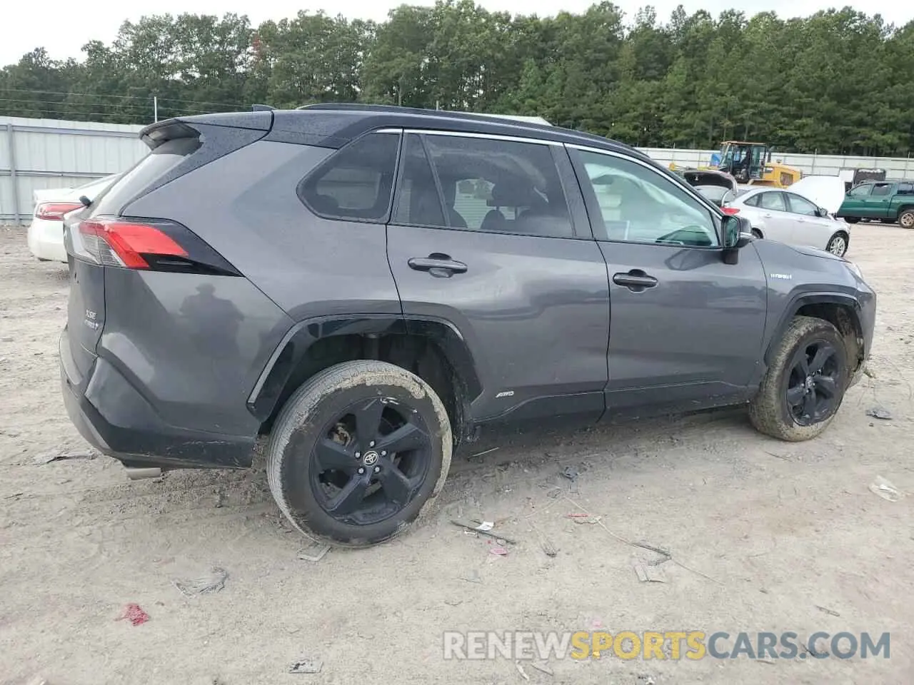 3 fotografías del automóvil dañado 2T3E6RFV8MW023037 TOYOTA RAV4 2021