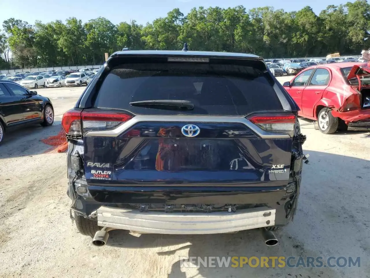 6 fotografías del automóvil dañado 2T3E6RFV9MW005484 TOYOTA RAV4 2021