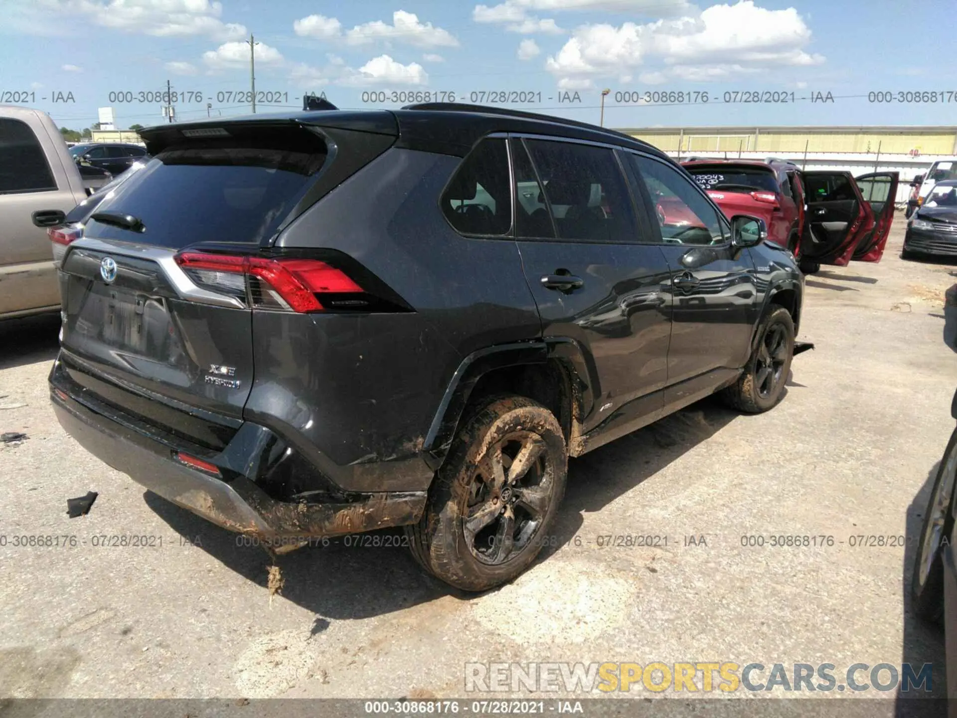 4 fotografías del automóvil dañado 2T3E6RFV9MW024987 TOYOTA RAV4 2021