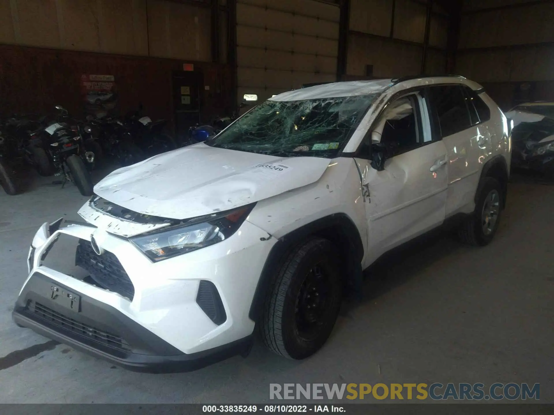 2 fotografías del automóvil dañado 2T3F1RFV0MC170389 TOYOTA RAV4 2021