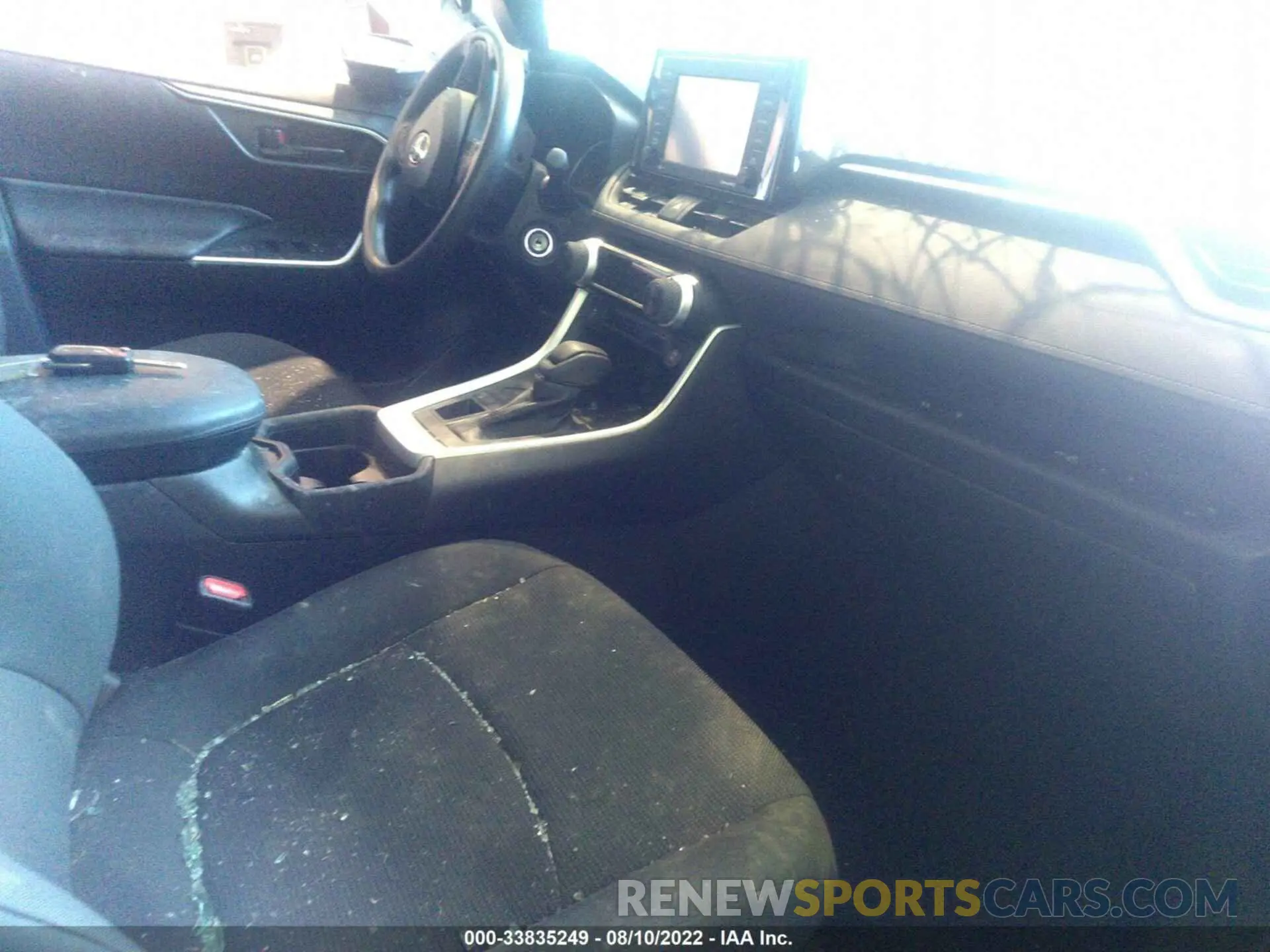 5 fotografías del automóvil dañado 2T3F1RFV0MC170389 TOYOTA RAV4 2021