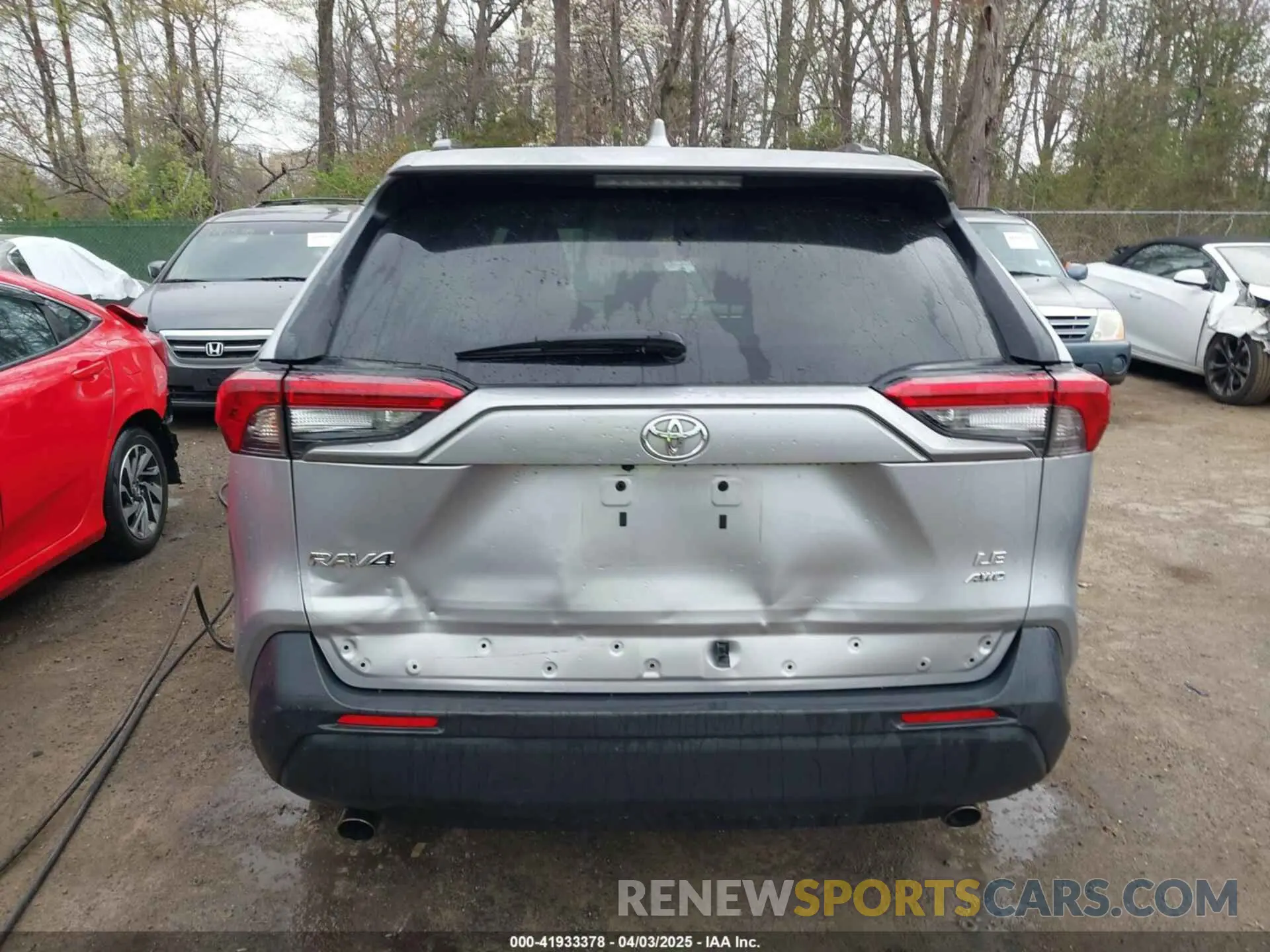 15 fotografías del automóvil dañado 2T3F1RFV0MC188830 TOYOTA RAV4 2021