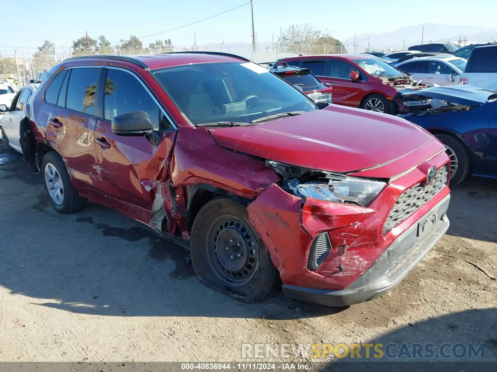 1 fotografías del automóvil dañado 2T3F1RFV0MW174702 TOYOTA RAV4 2021