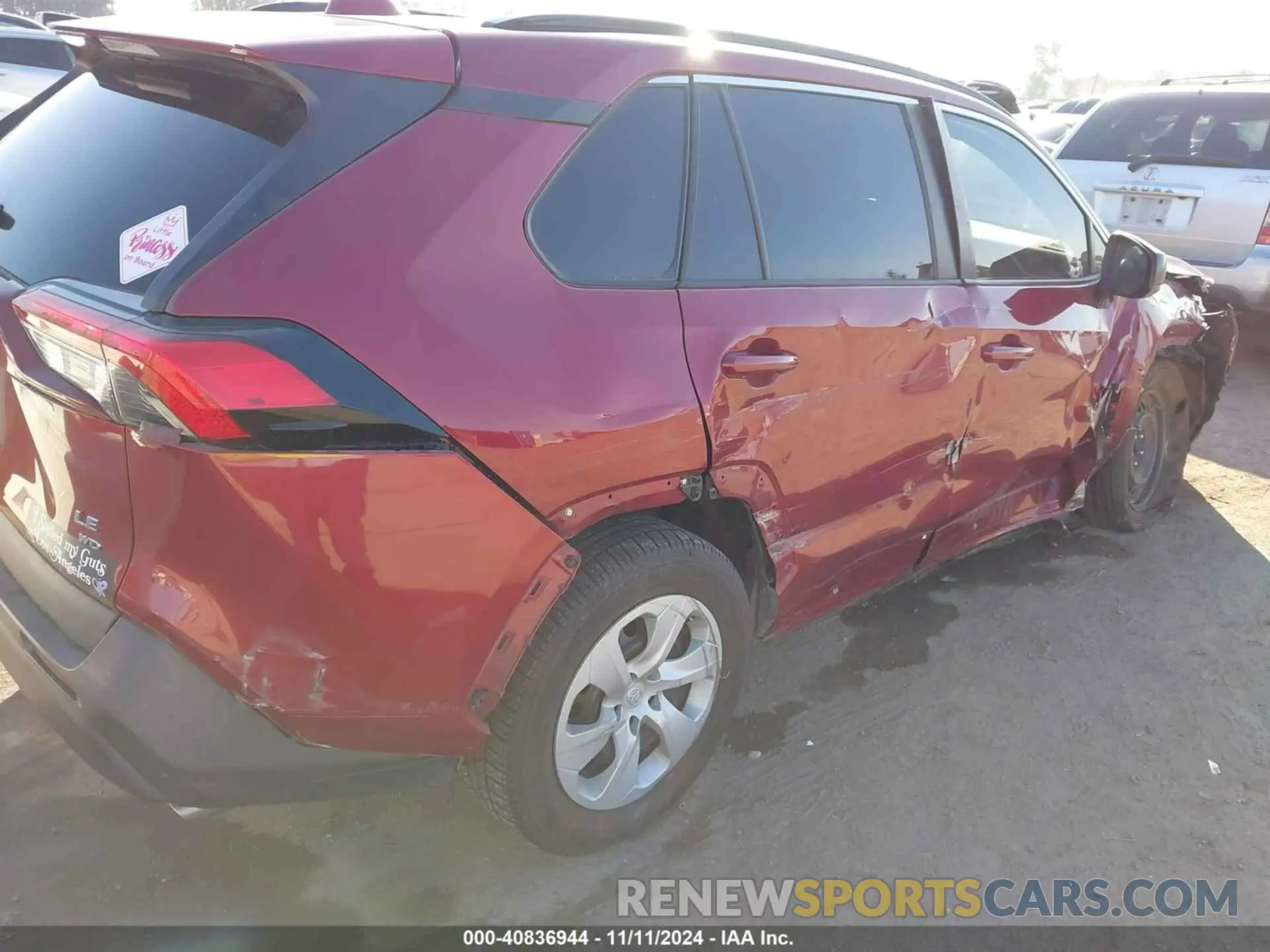 17 fotografías del automóvil dañado 2T3F1RFV0MW174702 TOYOTA RAV4 2021