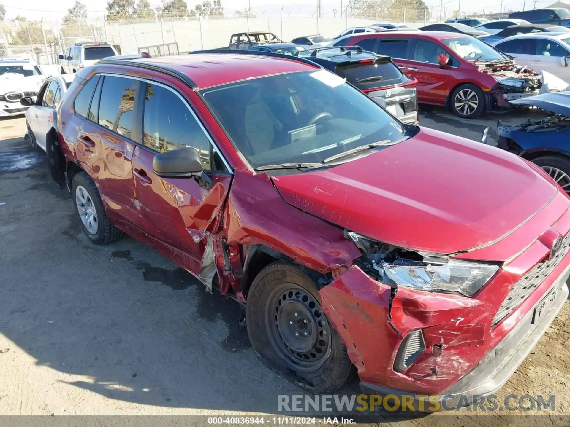 6 fotografías del automóvil dañado 2T3F1RFV0MW174702 TOYOTA RAV4 2021