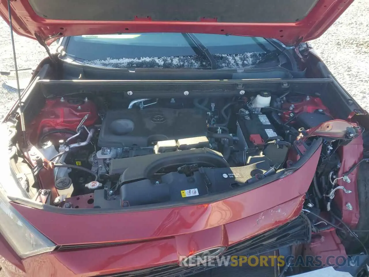 12 fotografías del automóvil dañado 2T3F1RFV0MW232145 TOYOTA RAV4 2021