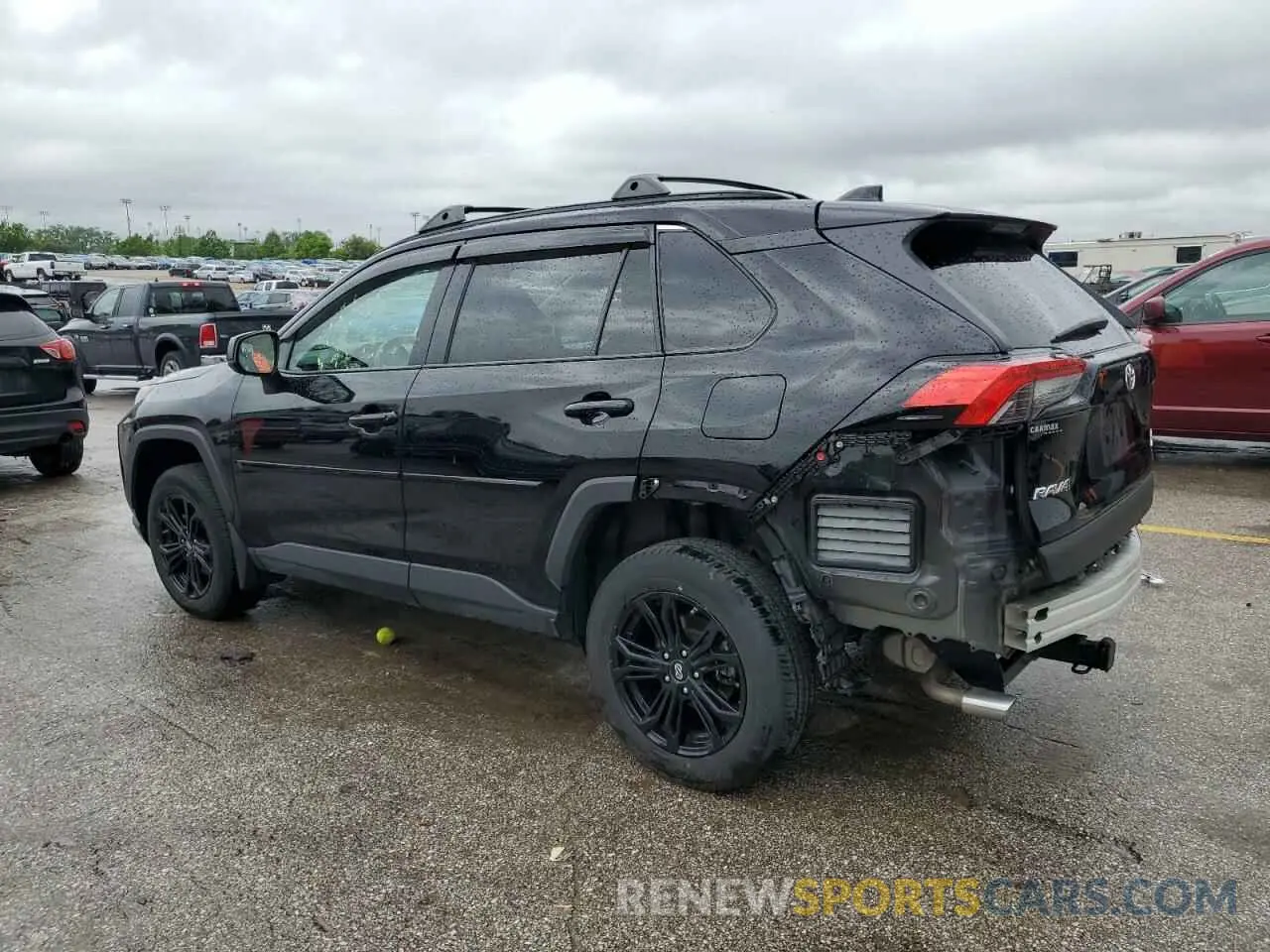 2 fotografías del automóvil dañado 2T3F1RFV1MC248727 TOYOTA RAV4 2021