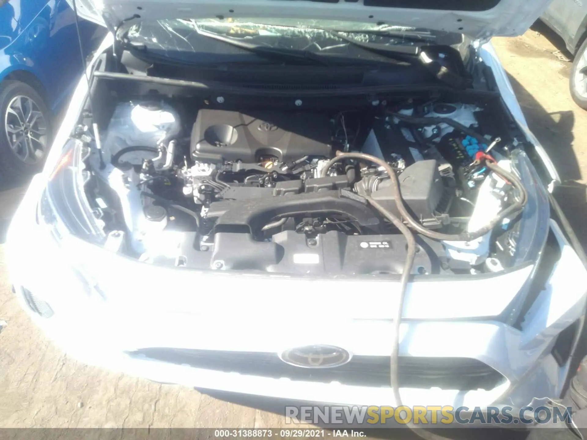 10 fotografías del automóvil dañado 2T3F1RFV1MW186244 TOYOTA RAV4 2021
