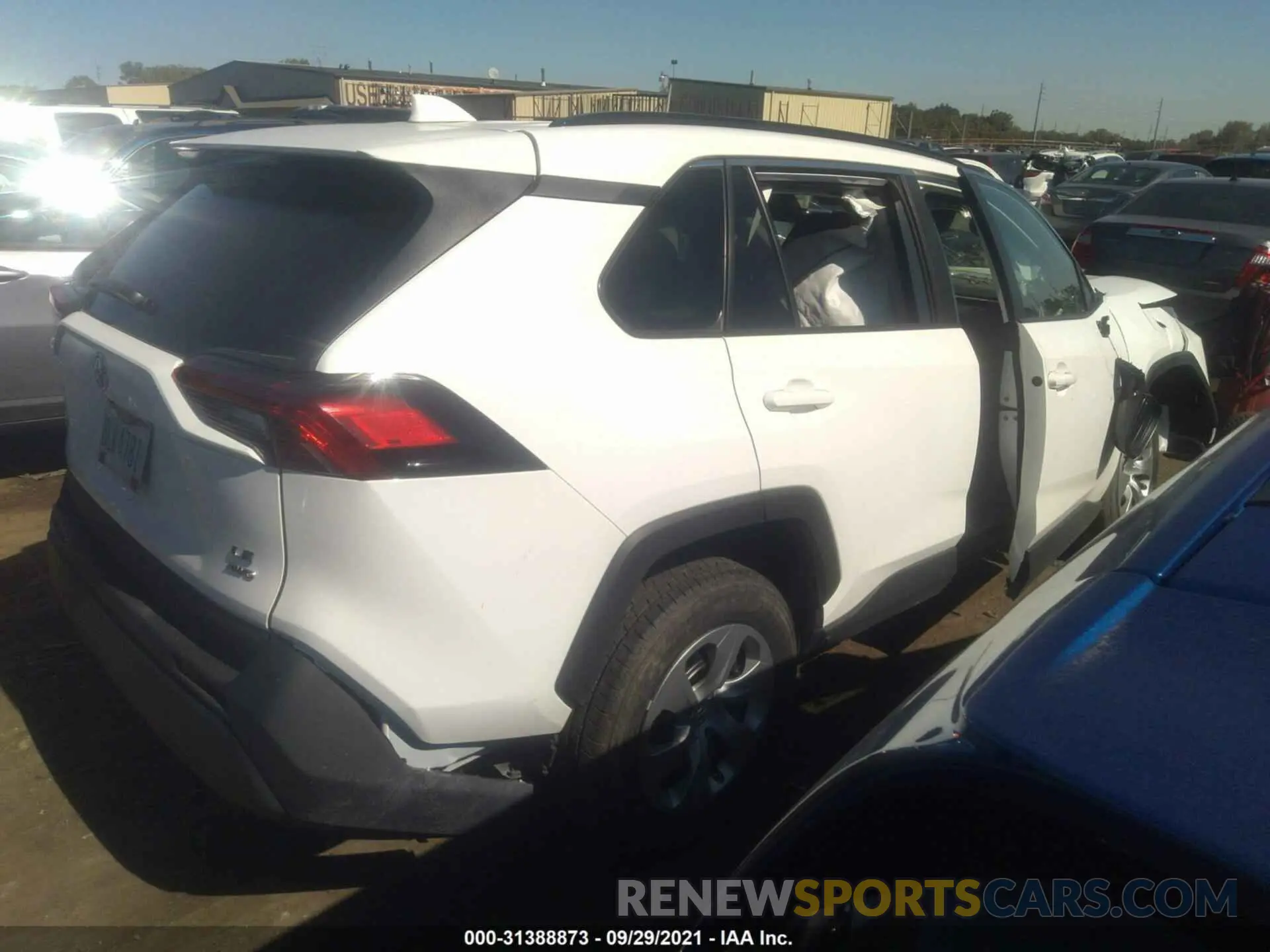 4 fotografías del automóvil dañado 2T3F1RFV1MW186244 TOYOTA RAV4 2021