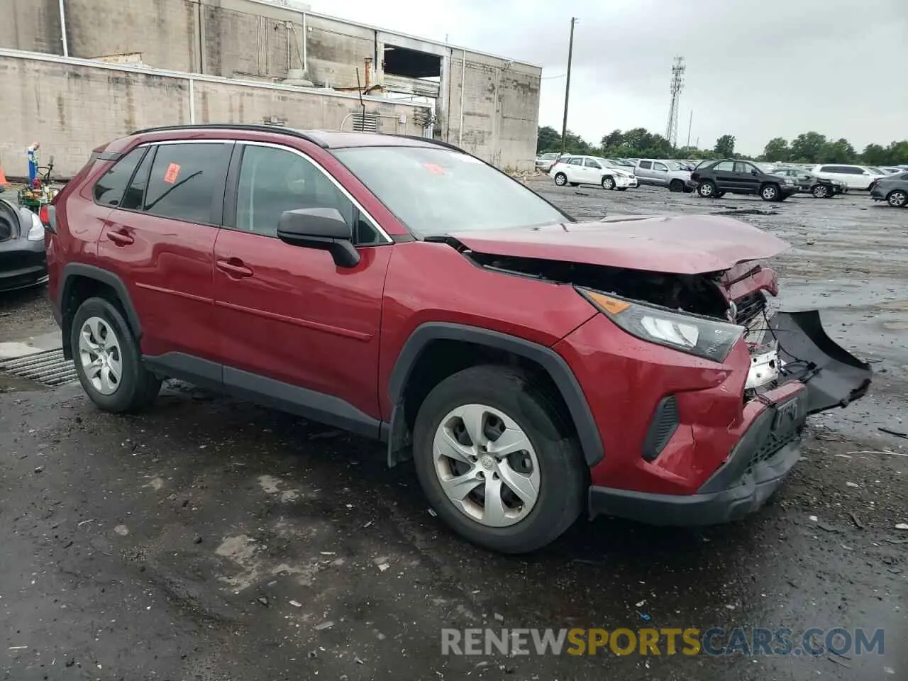 4 fotografías del automóvil dañado 2T3F1RFV1MW187541 TOYOTA RAV4 2021