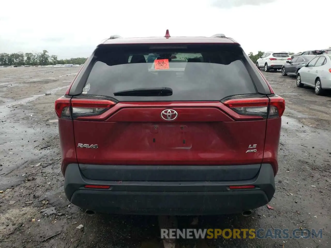 6 fotografías del automóvil dañado 2T3F1RFV1MW187541 TOYOTA RAV4 2021