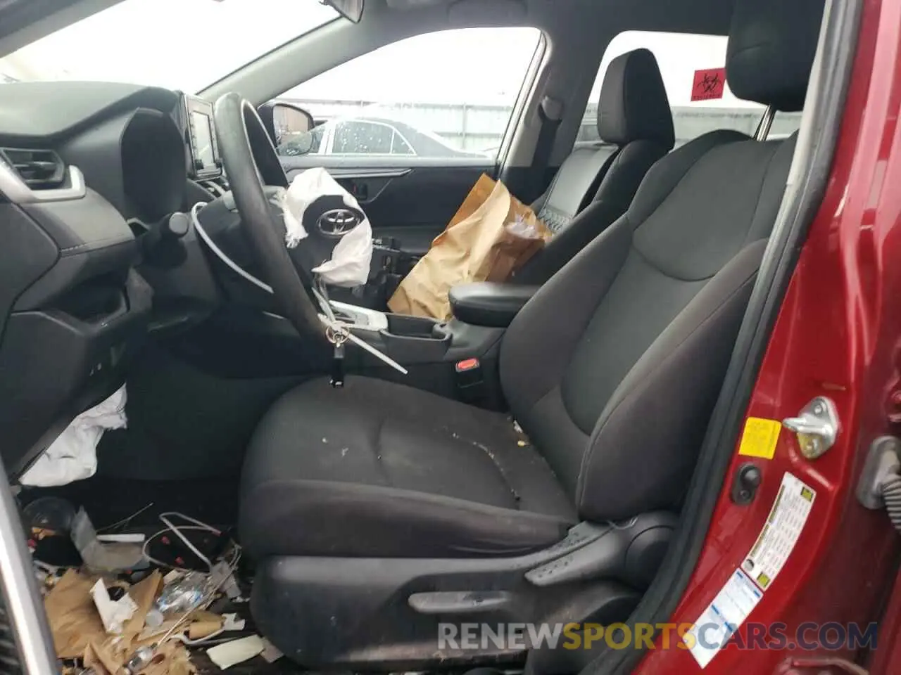 7 fotografías del automóvil dañado 2T3F1RFV1MW187541 TOYOTA RAV4 2021