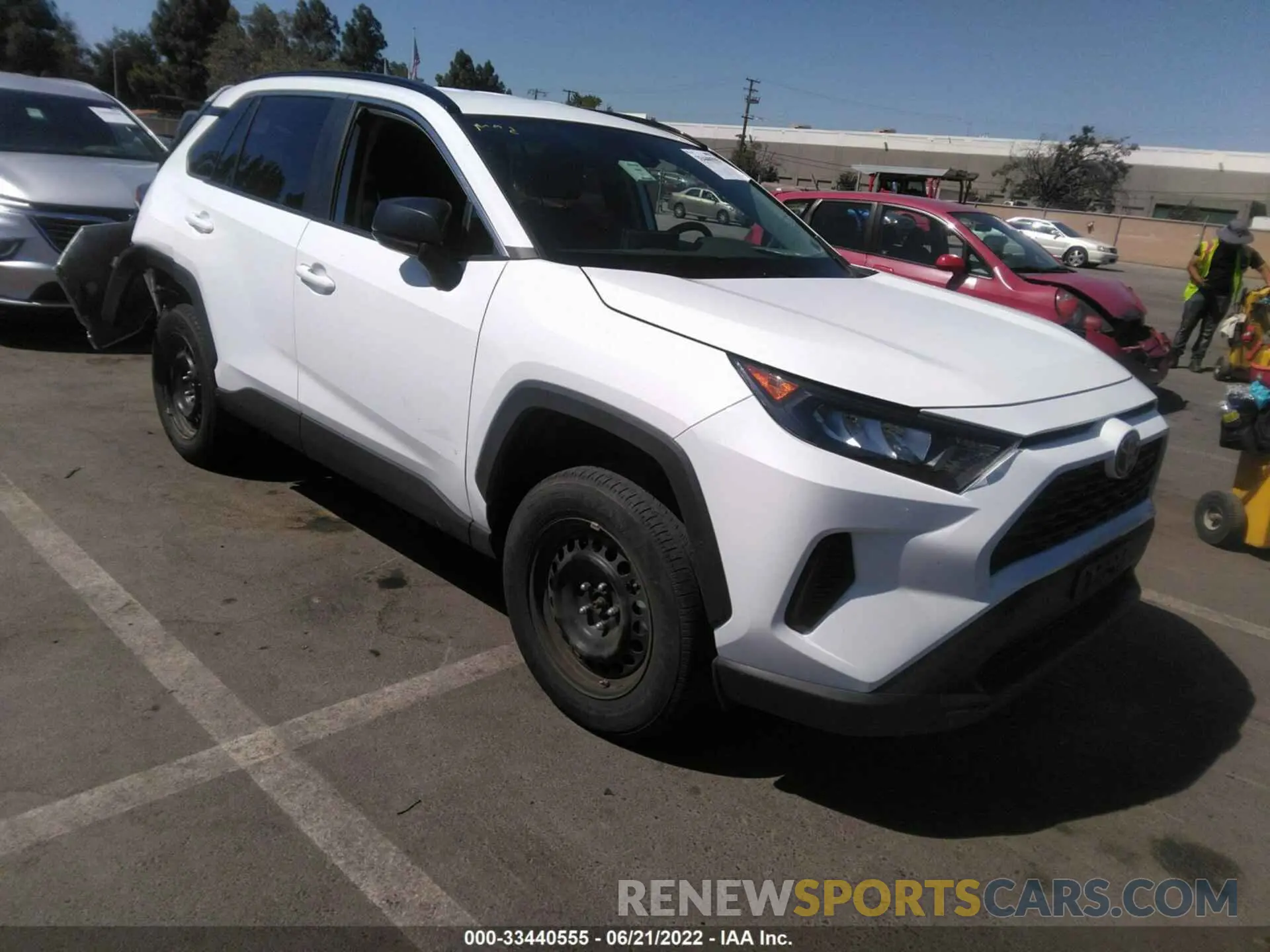 1 fotografías del automóvil dañado 2T3F1RFV1MW193842 TOYOTA RAV4 2021