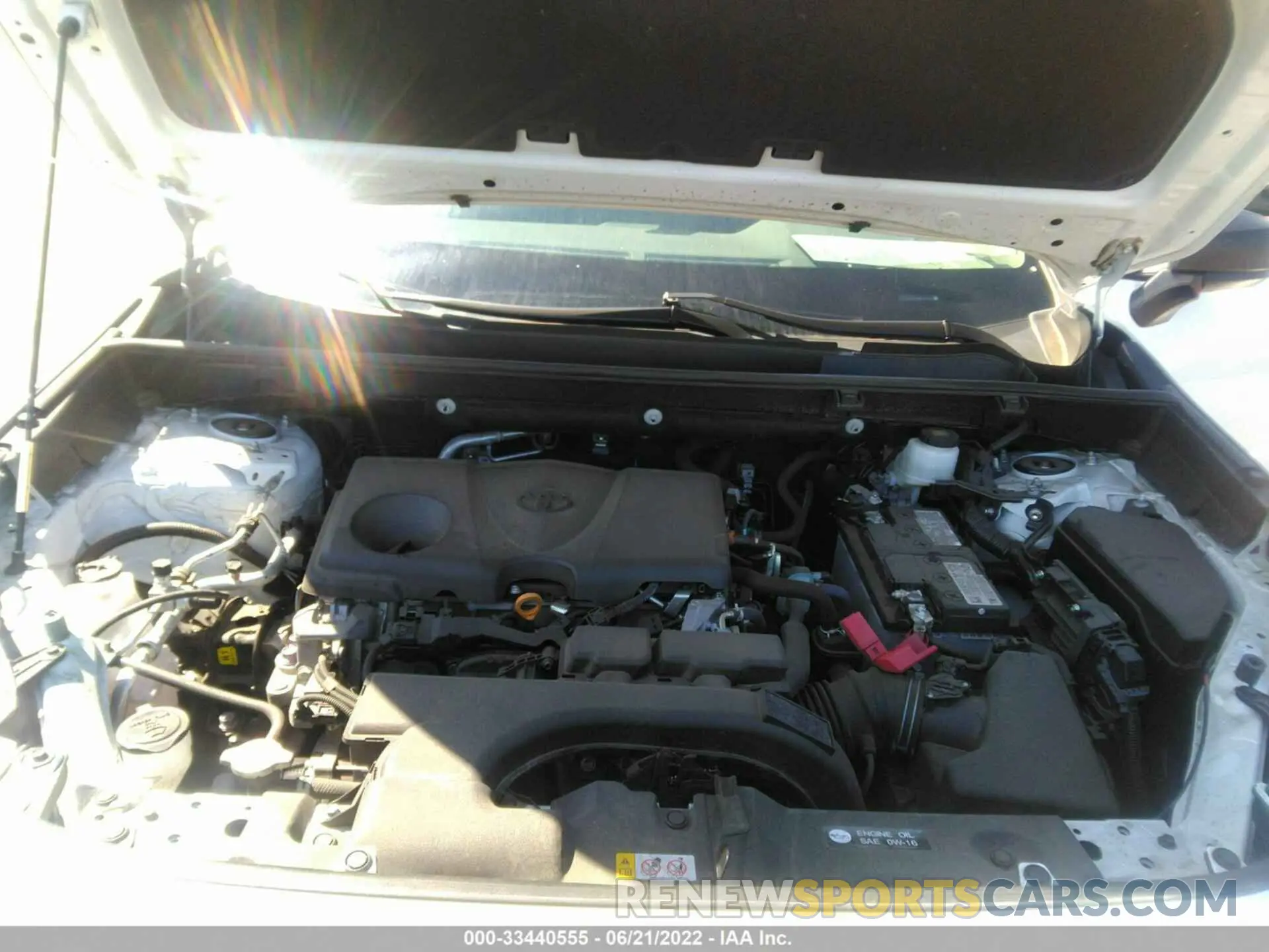 10 fotografías del automóvil dañado 2T3F1RFV1MW193842 TOYOTA RAV4 2021