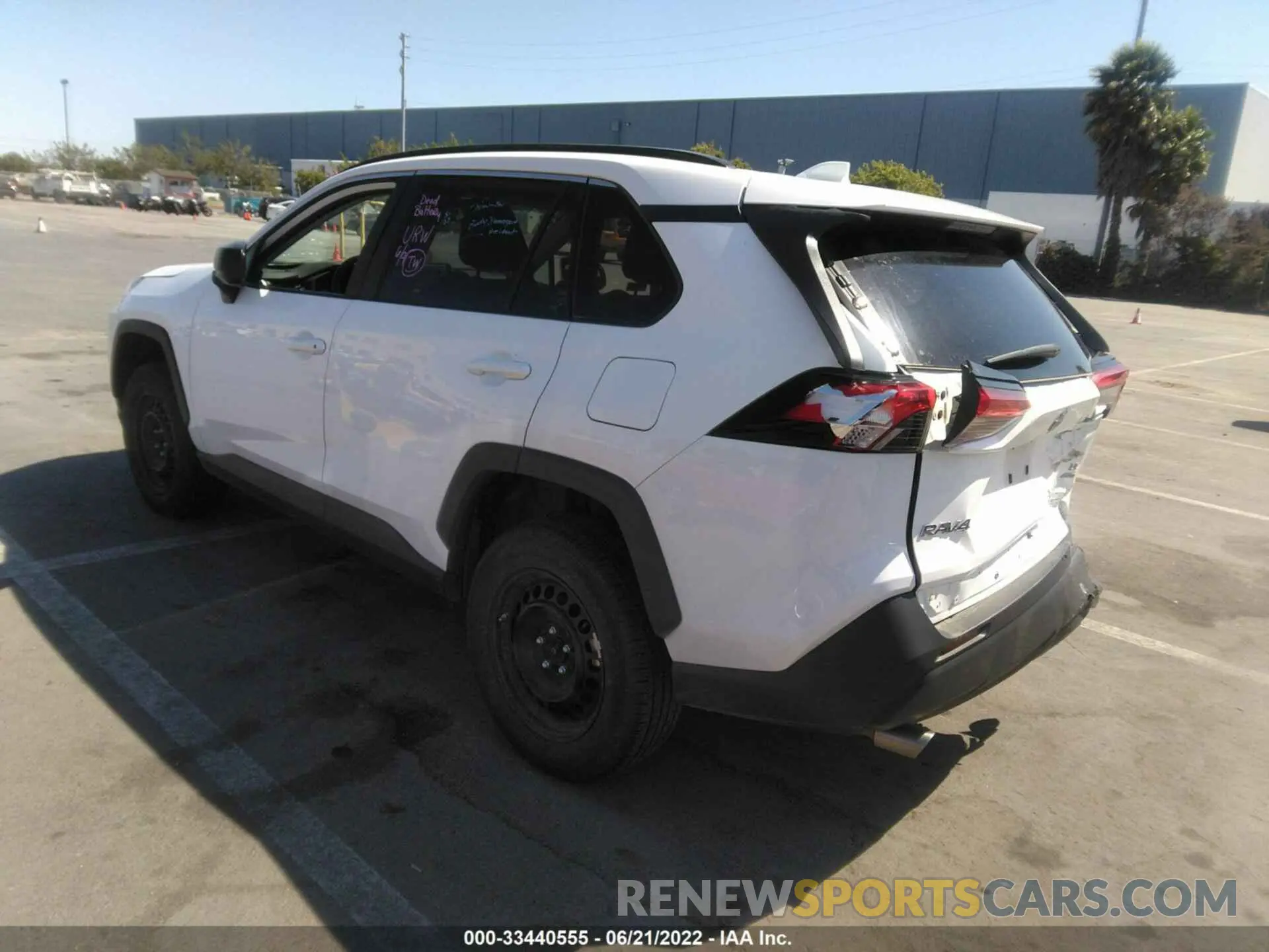 3 fotografías del automóvil dañado 2T3F1RFV1MW193842 TOYOTA RAV4 2021
