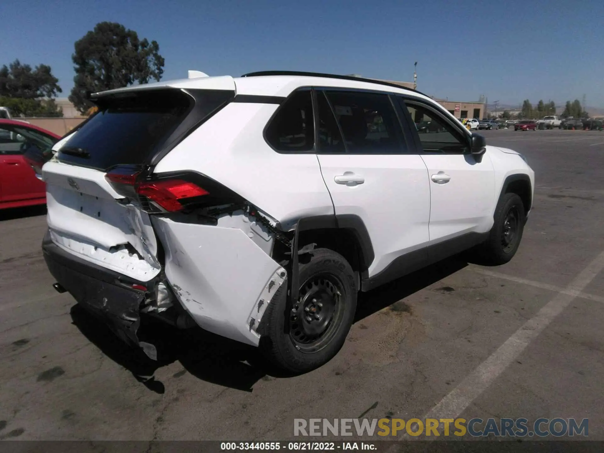 4 fotografías del automóvil dañado 2T3F1RFV1MW193842 TOYOTA RAV4 2021